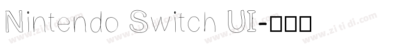 Nintendo Switch UI字体转换